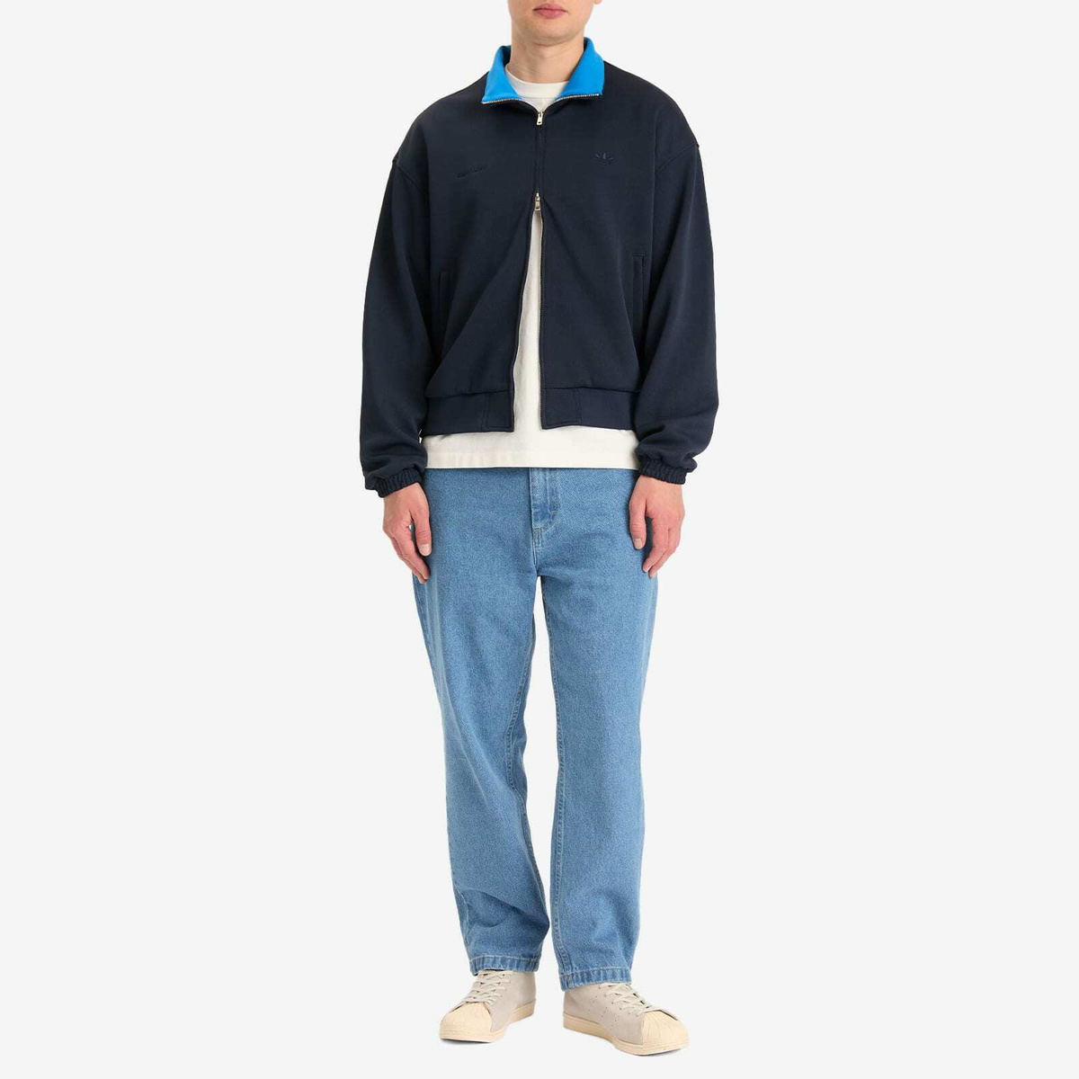 Adidas x Wales Bonner Pique Track Top in Night Navy