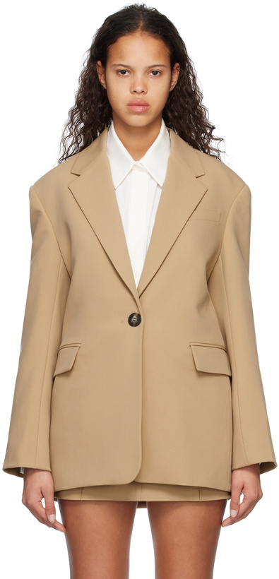 Photo: CAMILLA AND MARC Tan Sterling Blazer