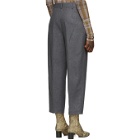 Acne Studios Grey Wool Ryder Trousers