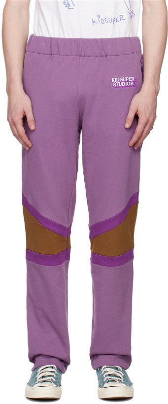 Photo: KidSuper Purple K Sweatpants