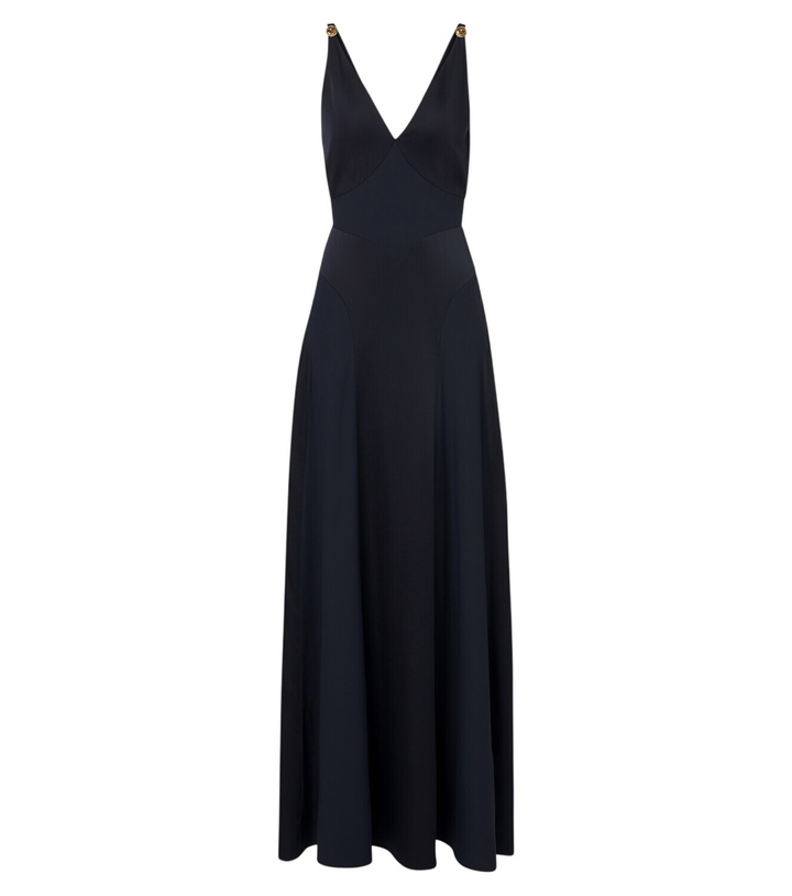 Photo: Versace Medusa satin gown