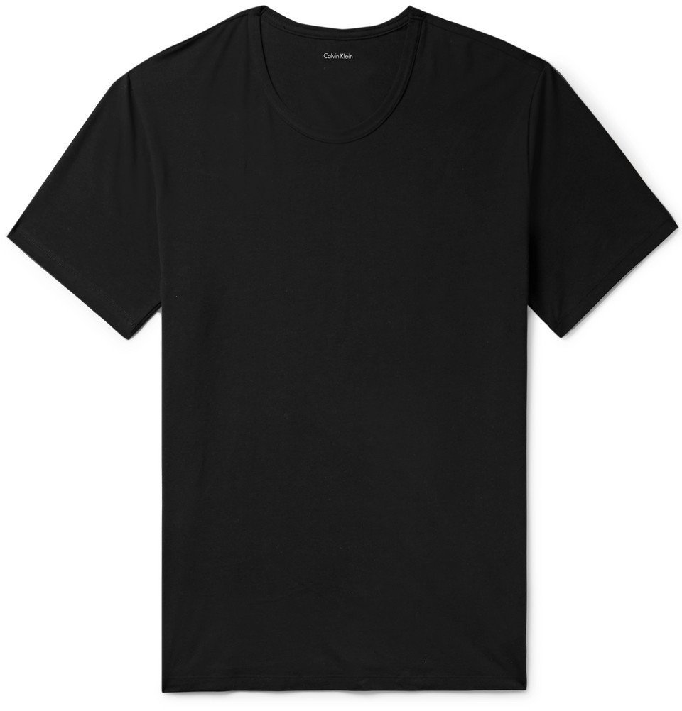 Calvin Klein Underwear - Stretch-Cotton Jersey T-Shirt - Black Calvin ...