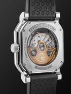 Gerald Charles - Maestro 2.0 Ultra-Thin Automatic 39mm Stainless Steel, Diamond and Rubber Watch, Ref. No. GC2.0-A-DIA-00