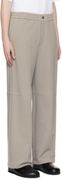 Solid Homme Gray Banding Lounge Pants