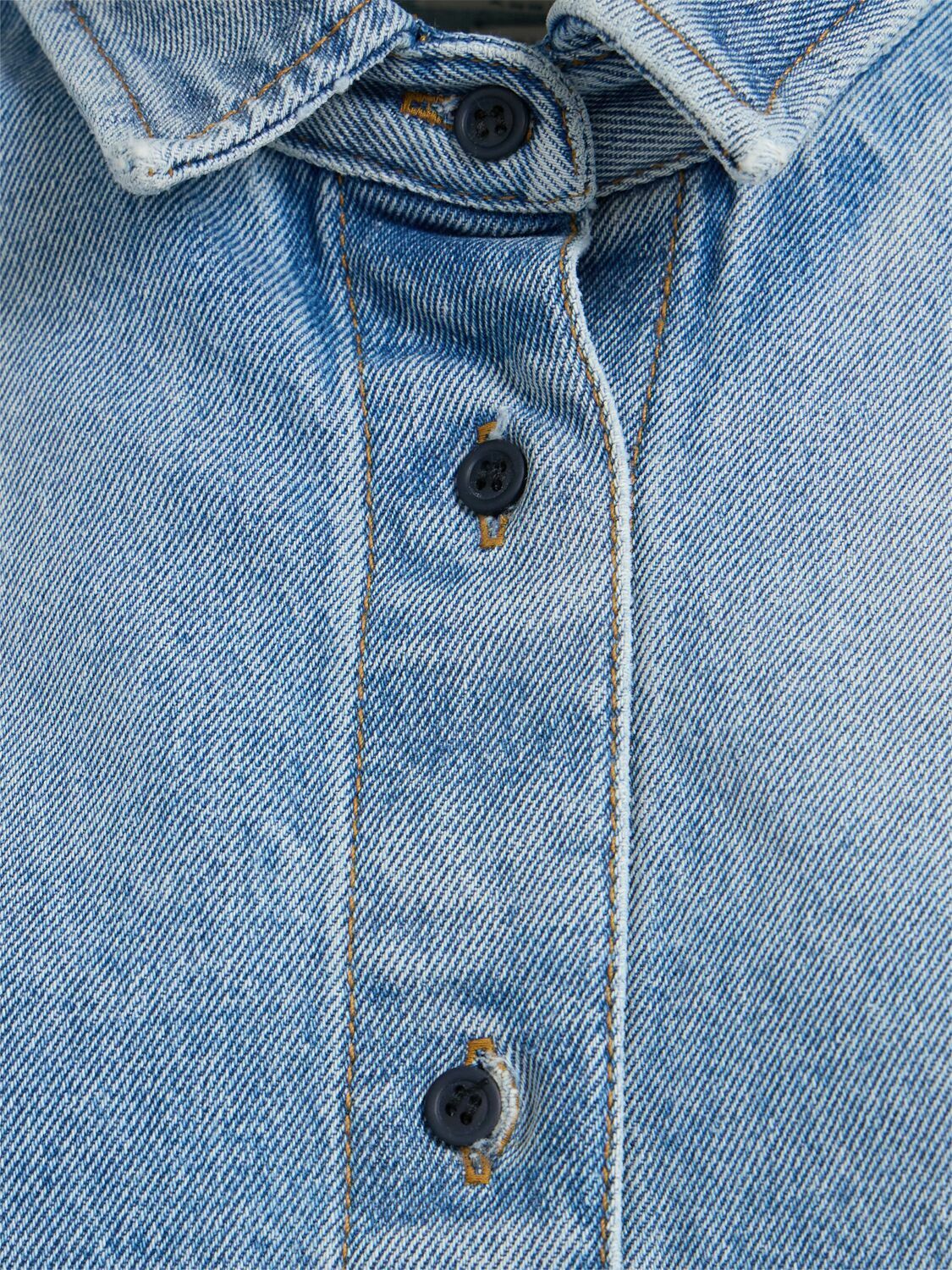 ANNAGRETA Luce Light Wash Denim Shirt