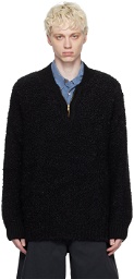 Cordera Black Half-Zip Sweater