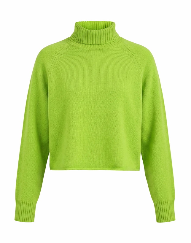 Photo: Laneus Womens Turtleneck Lime in Green