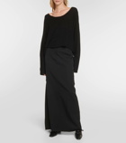The Row Trevy wool maxi skirt