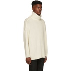 R13 White Cashmere Turtleneck