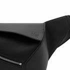 Loewe Men's Puzzle Edge Small Bum Bag in Black 