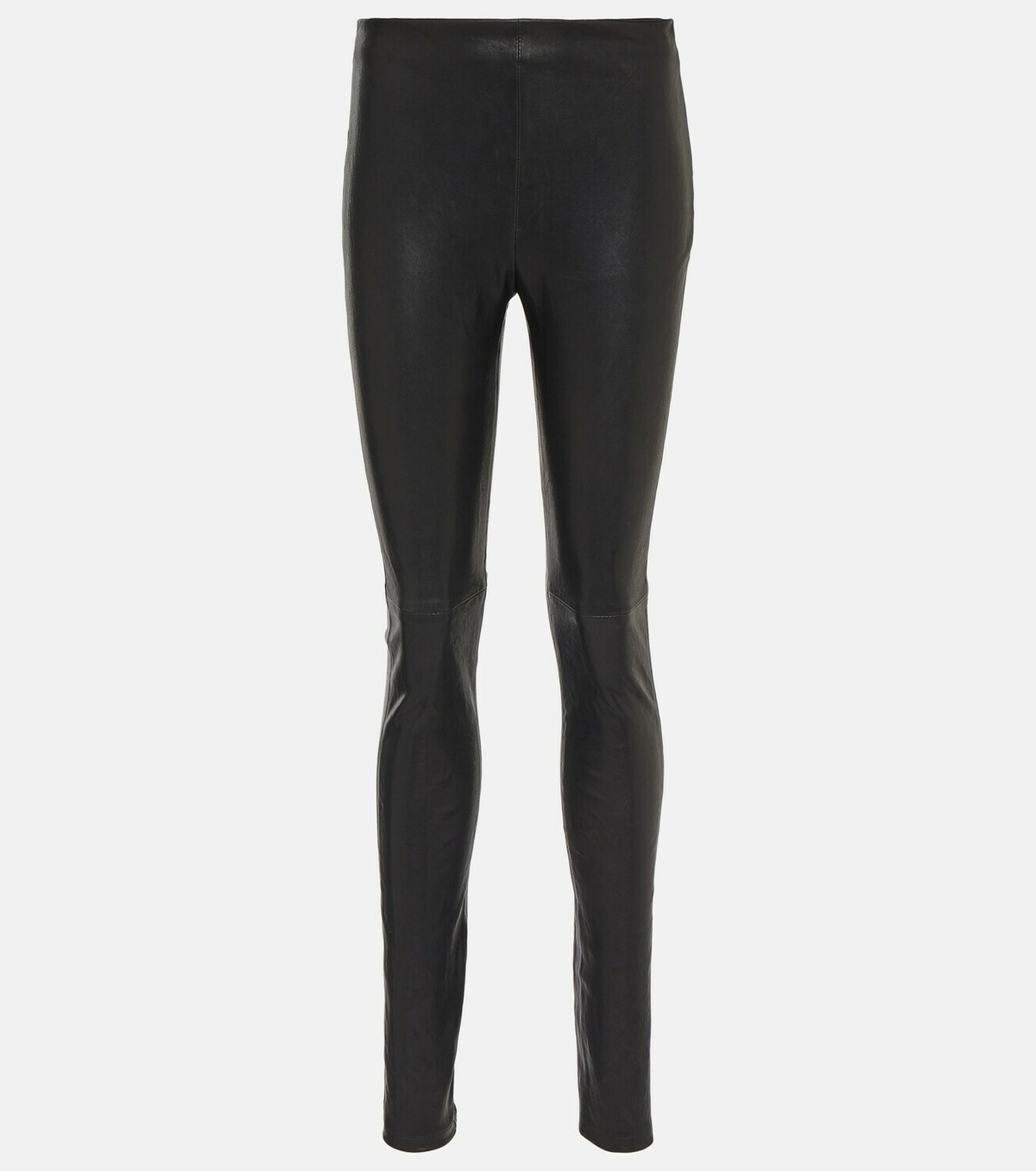 Ann Demeulemeester Mid-rise leather leggings Ann Demeulemeester