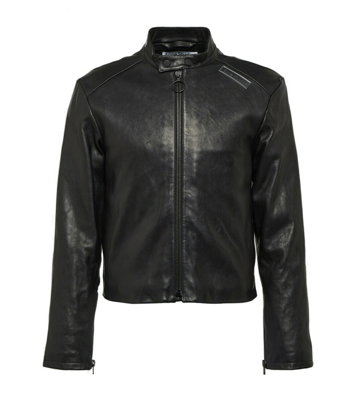 Photo: Acne Studios Embossed leather jacket