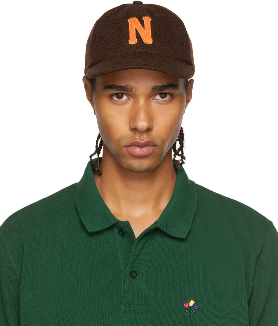 Noah Brown Felt Patch 6-Panel Hat