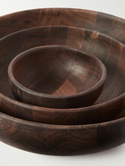 The Conran Shop - Set of Three Walnut Bowls