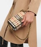 Burberry Lola Mini checked crossbody bag