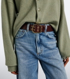Amanu Wandile leather belt