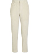 Ermenegildo Zegna - Slim-Fit Cashco Cotton and Cashmere-Blend Corduroy Trousers - White
