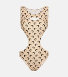 Marine Serre Crescent moon swimsuit