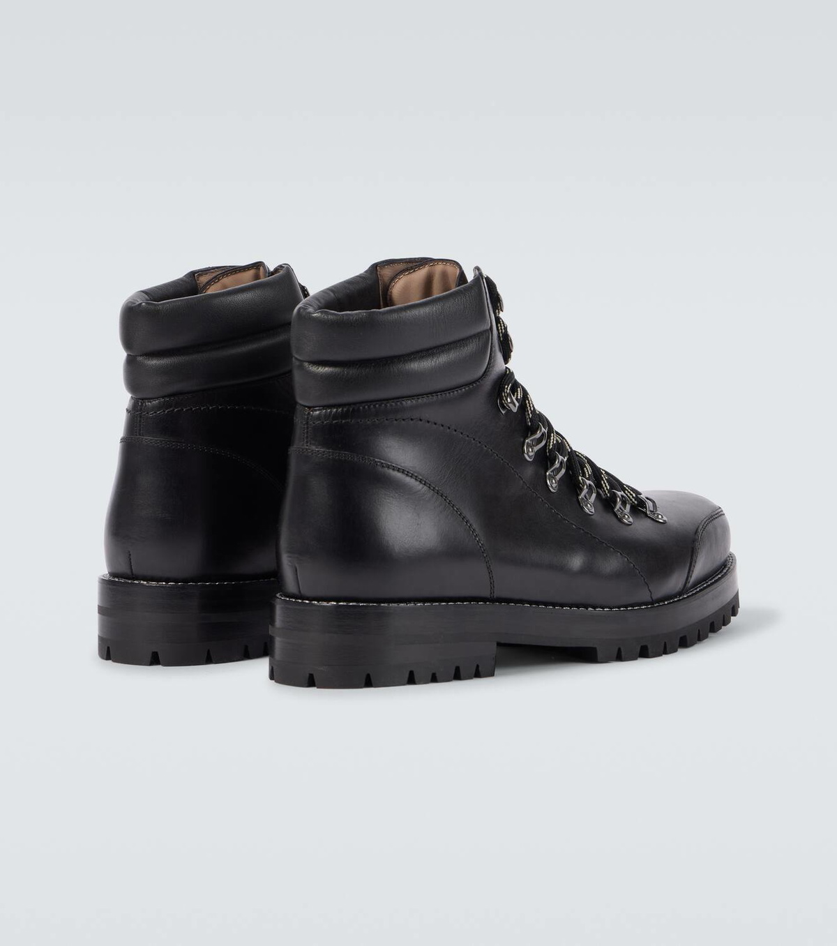 Manolo Blahnik Janka leather lace-up boots