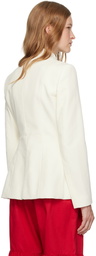 COLLEEN ALLEN SSENSE Exclusive Off-White Victorian Jacket