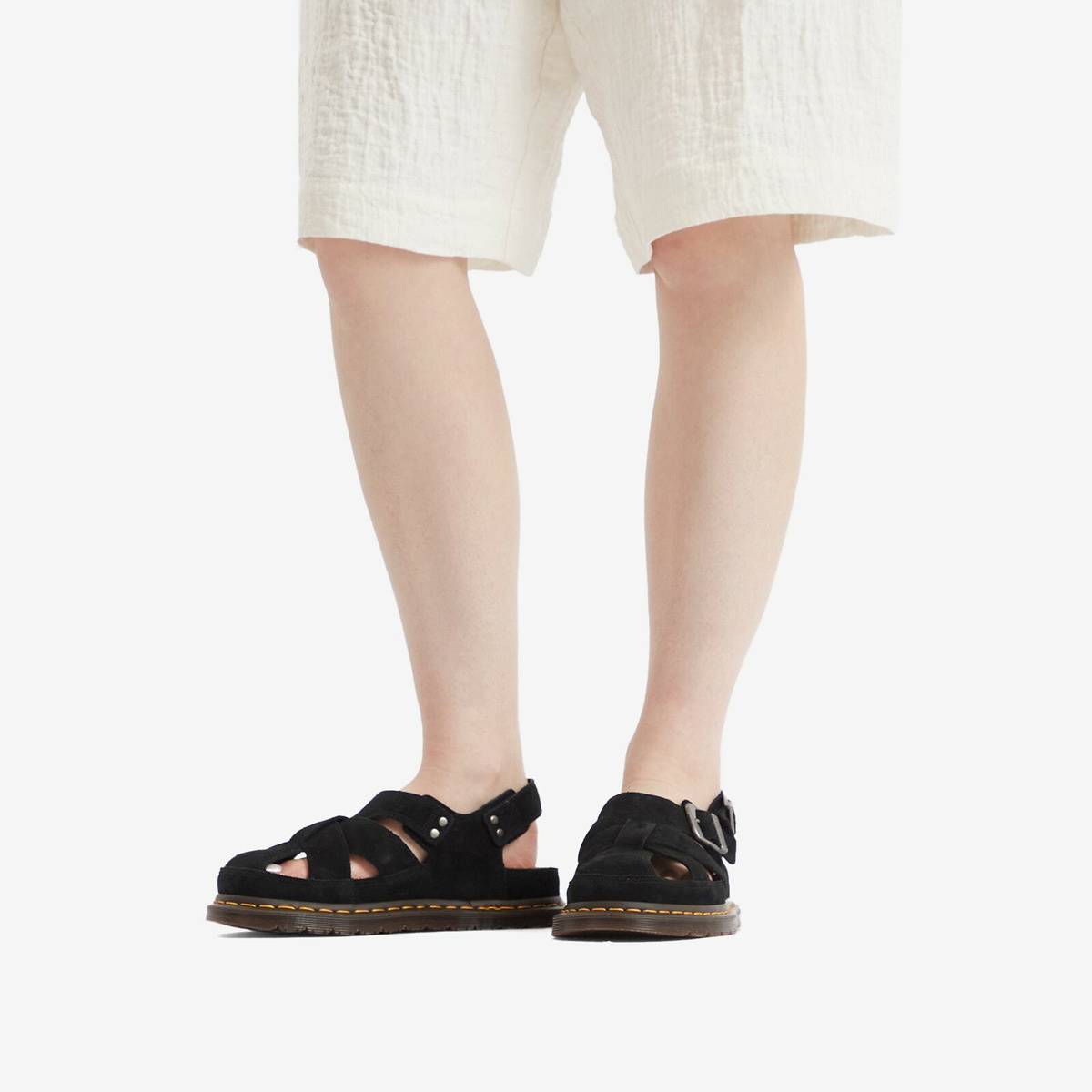 Dr. Martens San Fisherman Sandal in Black