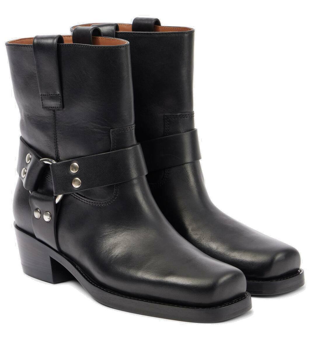 Paris Texas Roxy 45 leather biker boots Paris Texas