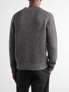 Gabriela Hearst - Sermo Herringbone Cashmere Sweater - Gray