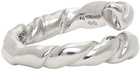 Loewe Silver Nappa Twist Ring