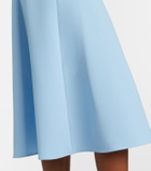 Carolina Herrera Bow-detail crêpe midi dress
