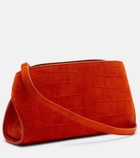 Ferragamo Hug Mini suede crossbody bag