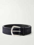 Officine Creative - 3.5cm Suede Belt - Blue
