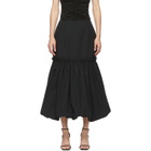 Edit Black Bubble Hem Skirt