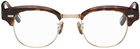 YUICHI TOYAMA. Tortoiseshell & Gold Oma Glasses