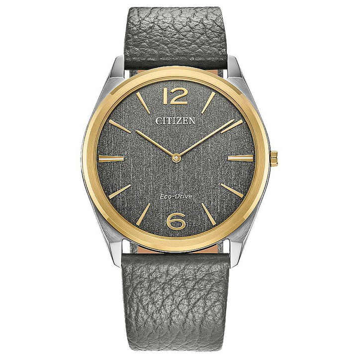 Photo: Citizen Suratto Gray Dial Leather Band Watch AR3124-07H
