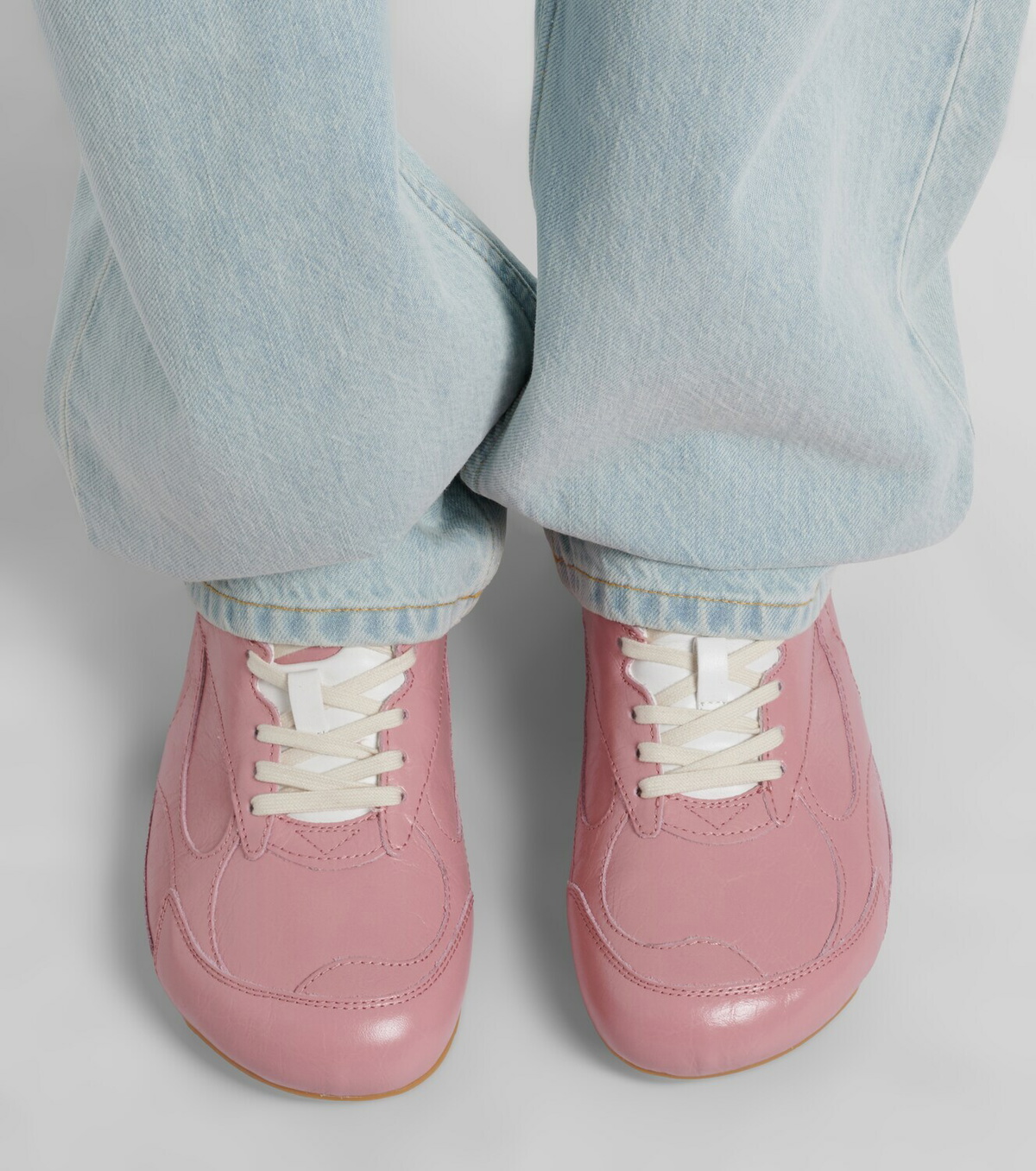 Bottega Veneta Orbit Flash leather sneakers