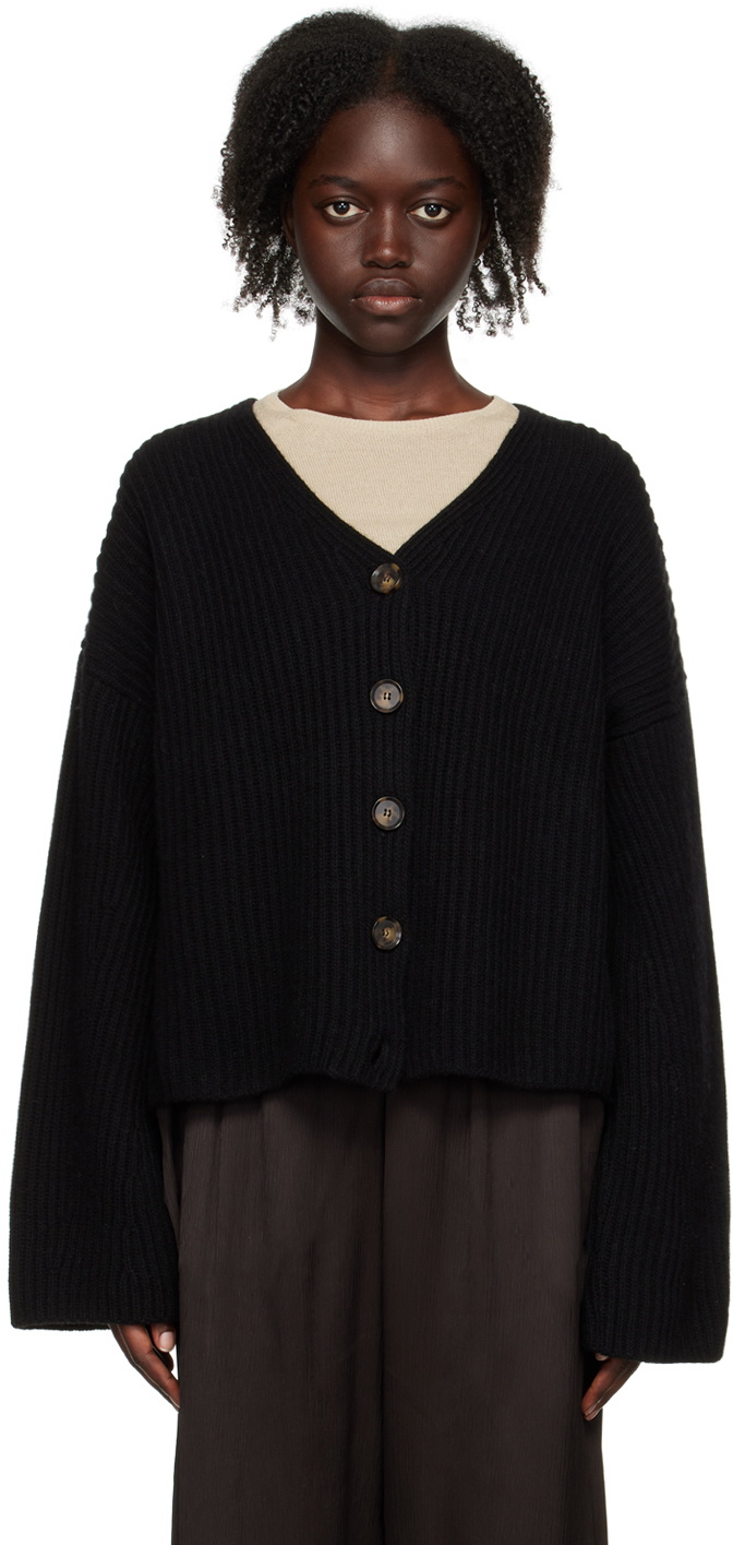 House of Dagmar Black Thelma Cardigan