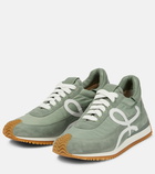 Loewe - Flow Runner suede sneakers
