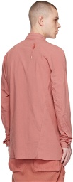 Boris Bidjan Saberi Pink Object-Dyed Shirt