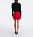 Dolce&Gabbana Cotton-blend bouclé miniskirt