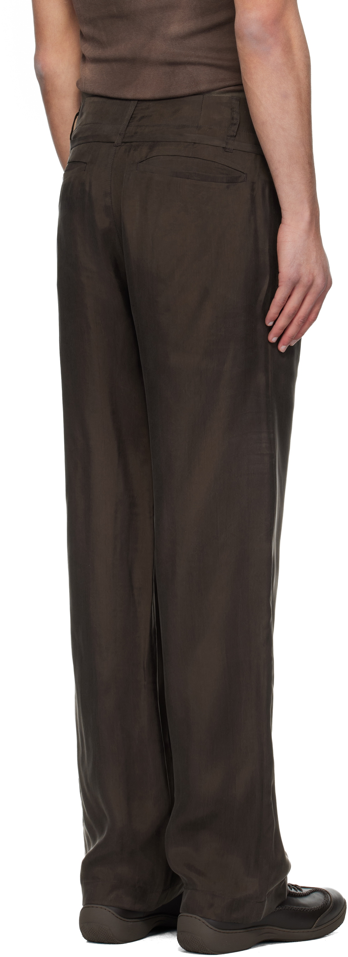 POST ARCHIVE FACTION (PAF) Brown Single Drifter Trousers