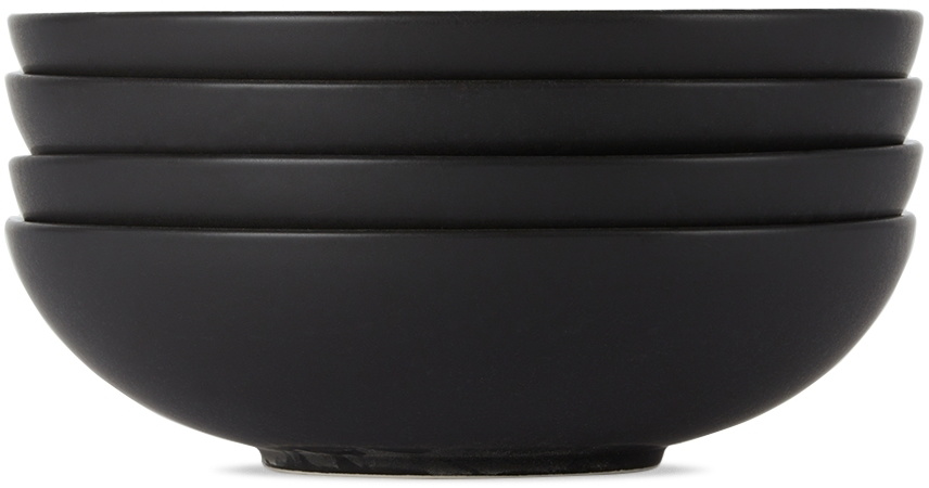JAR CERAMISTES Blue & Black Tourron Pasta Bowl Set