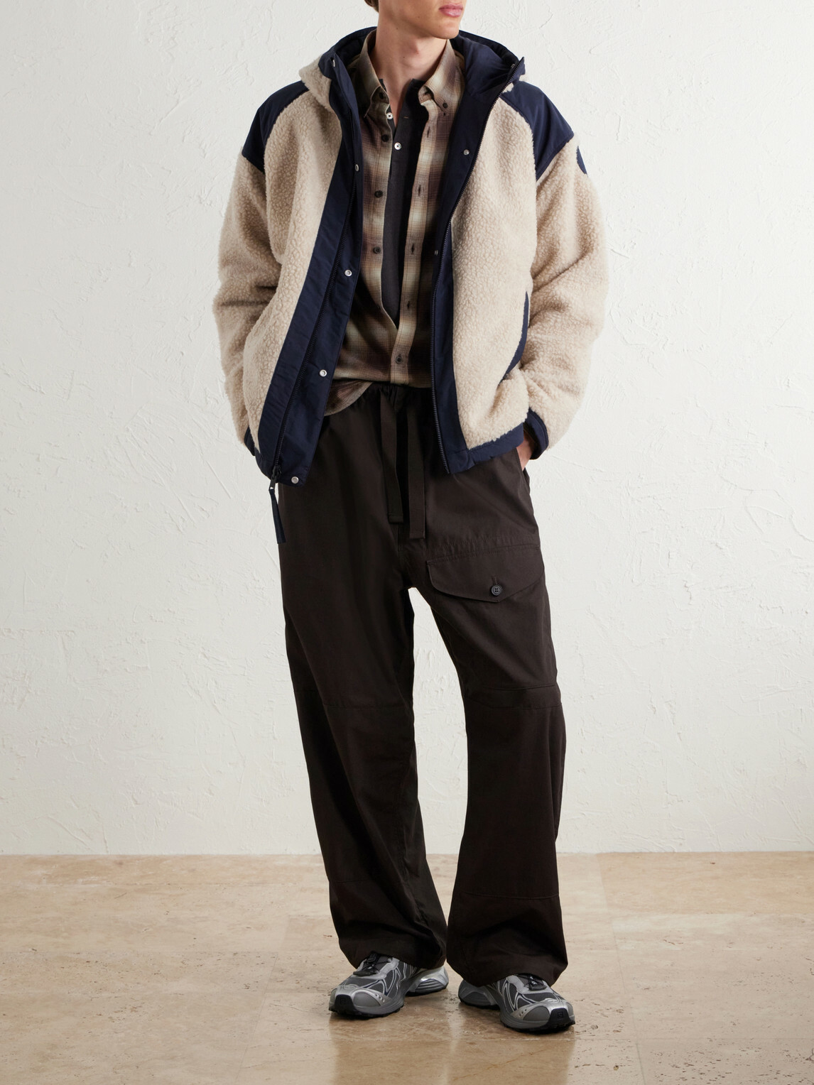 Canada Goose - Alberni Reversible Hooded Ripstop-Trimmed Wool-Blend Fleece Bomber Jacket - Neutrals