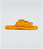 Bottega Veneta - Plat Mules Intreccio elastic sandals