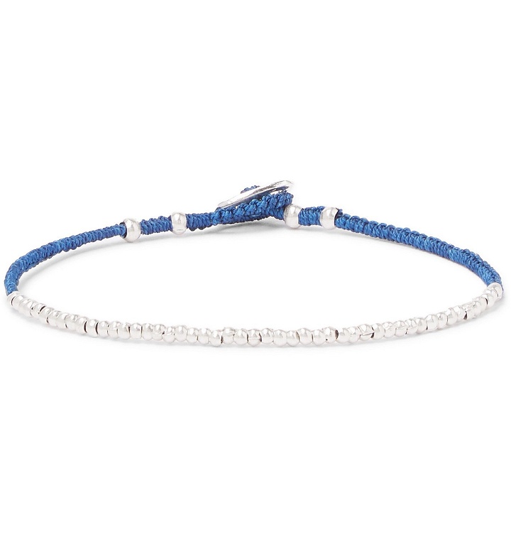 Photo: Mikia - Beaded Cord Bracelet - Blue