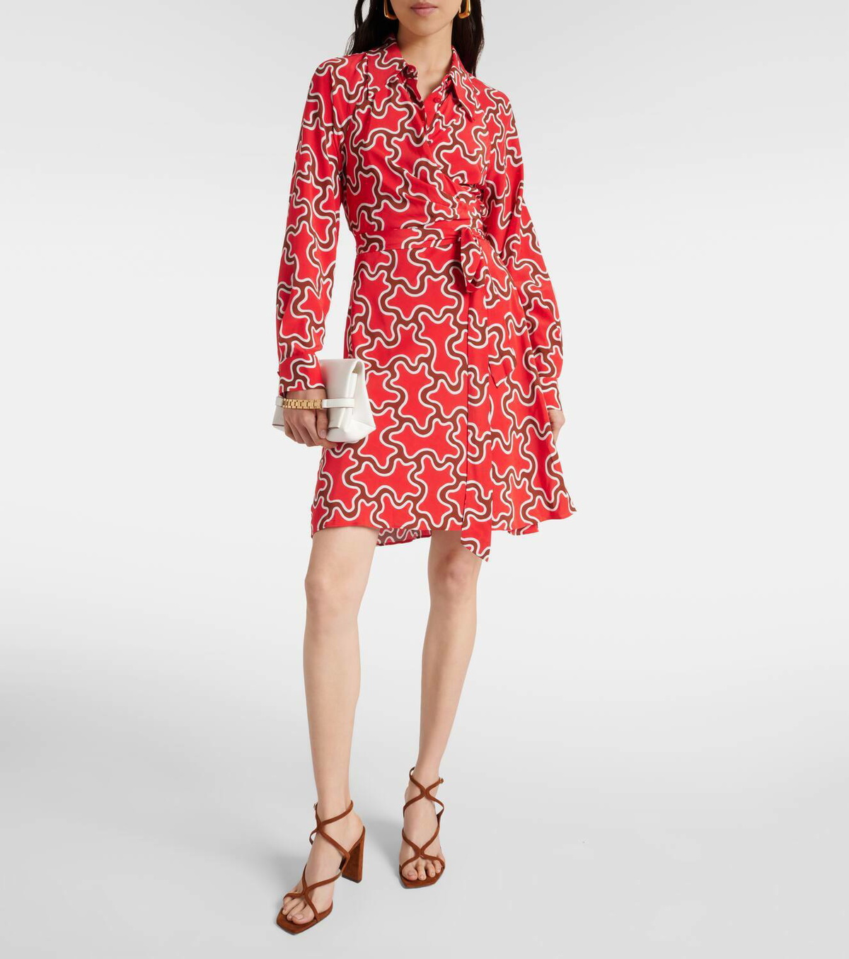 Diane von Furstenberg Sophie printed jersey minidress