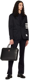 Thom Browne Navy 4-Bar Jacket