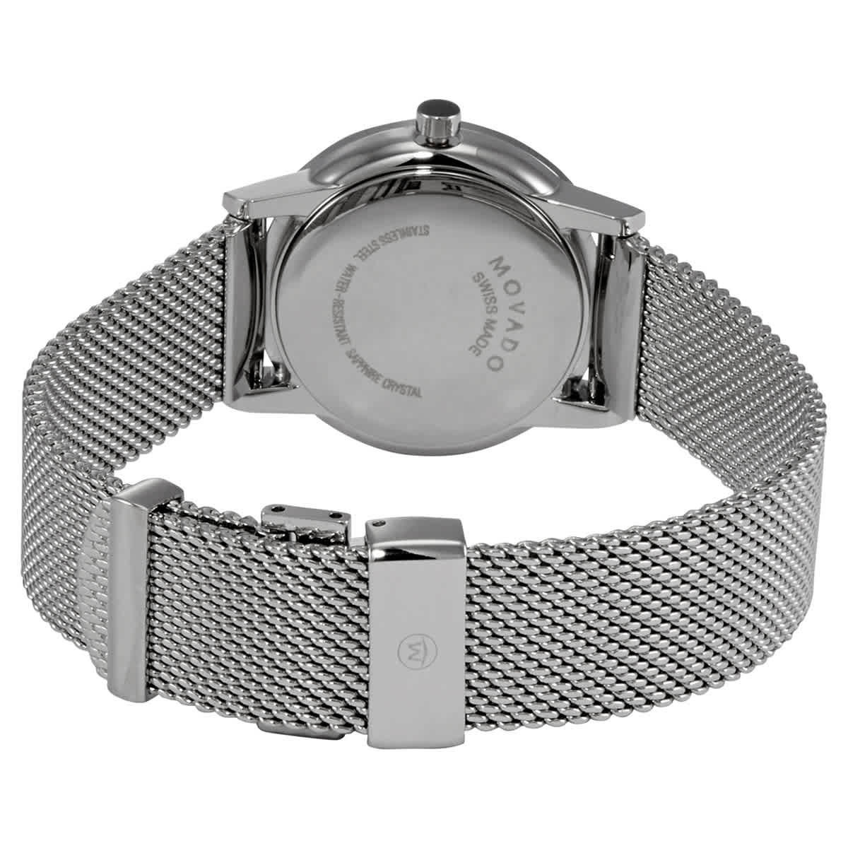 Movado Museum Classic Quartz Diamond White Mother of Pearl 