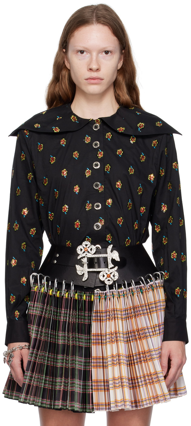 Chopova Lowena Black Corinthian Shirt Chopova Lowena