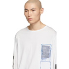 Yohji Yamamoto Off-White Patched Long Sleeve T-Shirt