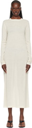 Lauren Manoogian Off-White Super Fine Maxi Dress